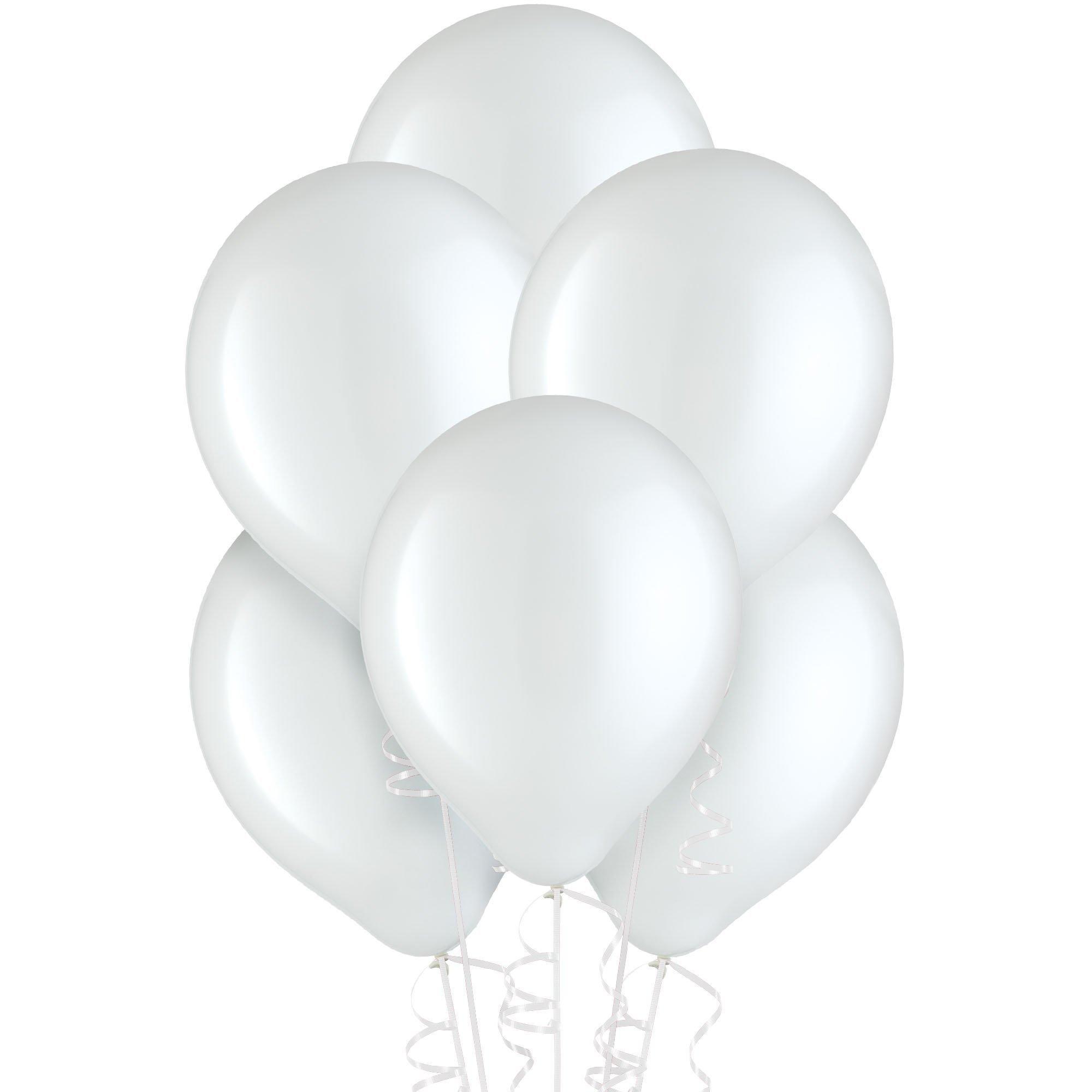 15ct, 12in, White Balloons Party City